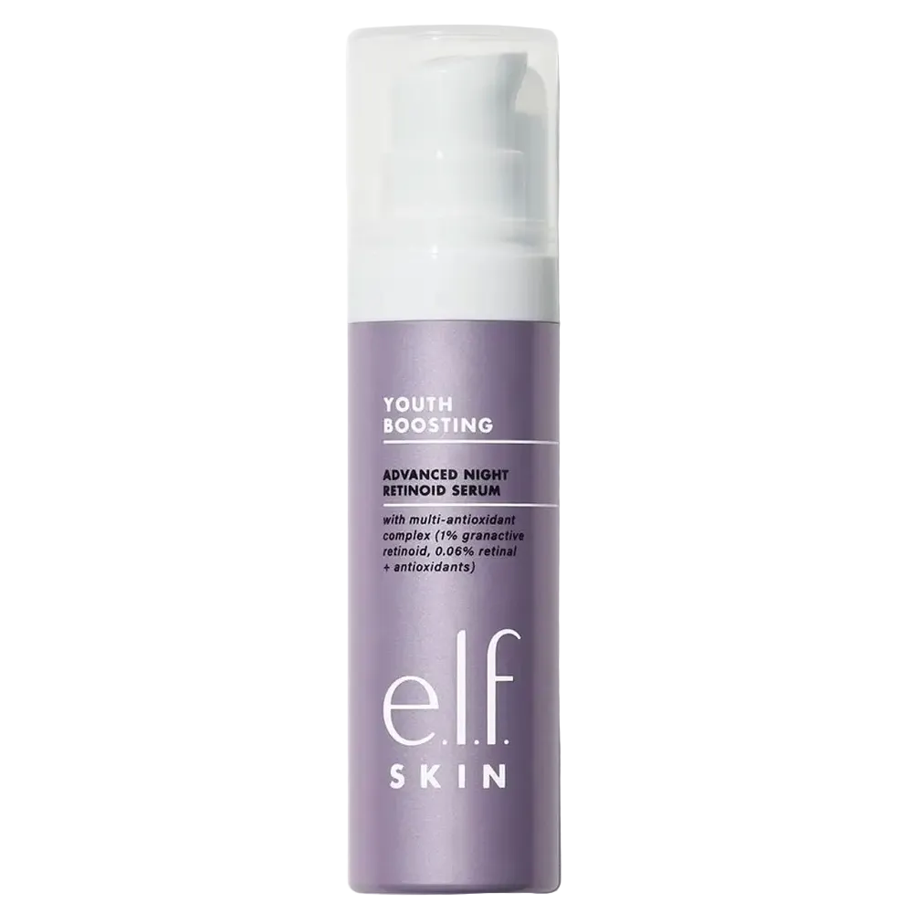 e.l.f. cosmetics Youth Boosting Advanced Night Retinoid Serum anti-aging for fine lines and wrinkles