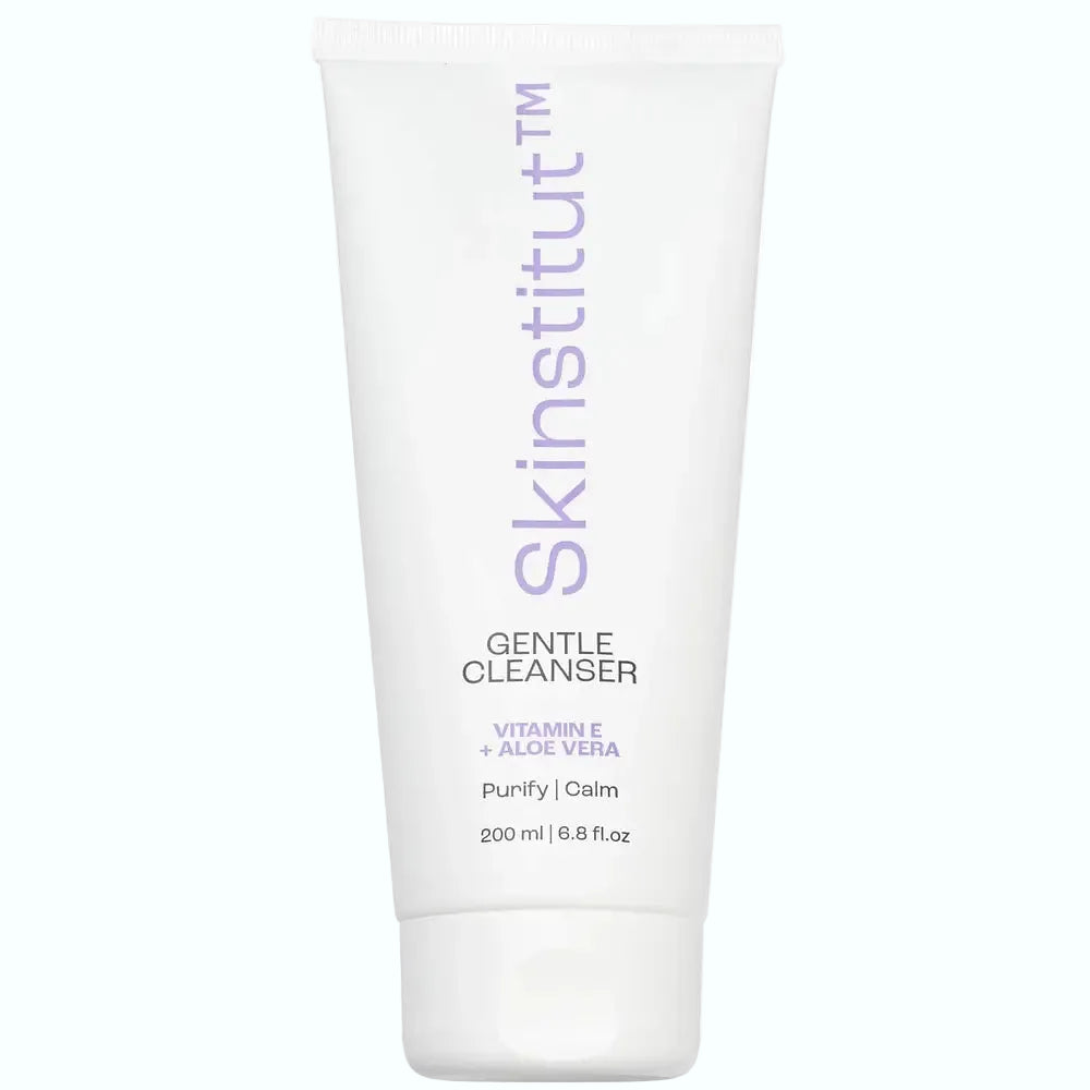 Skinstitut Gentle Cleanser for sensitive skin with soothing aloe vera and green tea antioxidants
