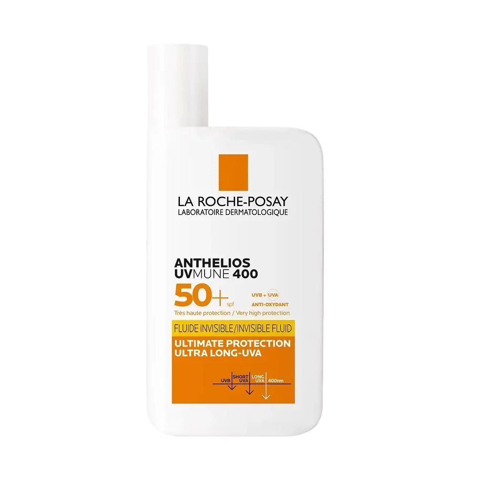 La Roche-Posay Anthelios UVMune 400 Invisible Fluid SPF50+ ultra-light sunscreen for UVA and UVB protection