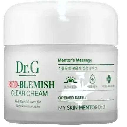 Dr.G Red Blemish Clear Cream for acne-prone and sensitive skin soothing and redness relief