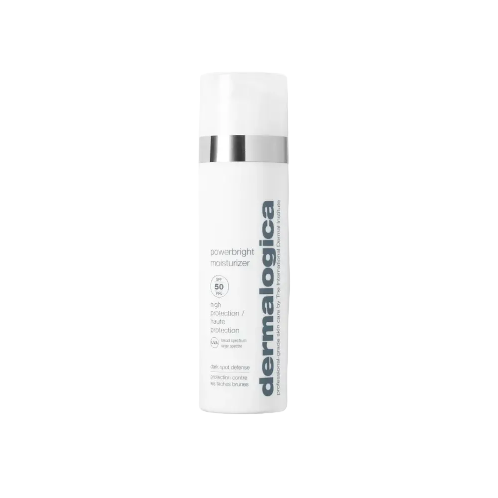 Dermalogica PowerBright Moisturizer SPF 50 for dark spots and hyperpigmentation protection
