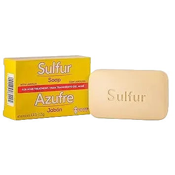 Grisi Farma Sulfur Soap 10% bar cleanser for acne-prone and oily skin