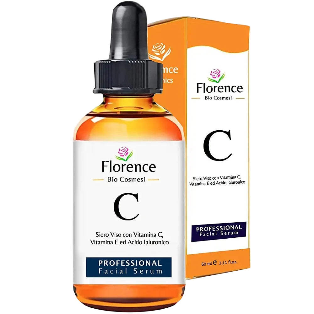 Florence Organics Vitamin C & Hyaluronic Acid Serum for brightening, anti-aging and hydration