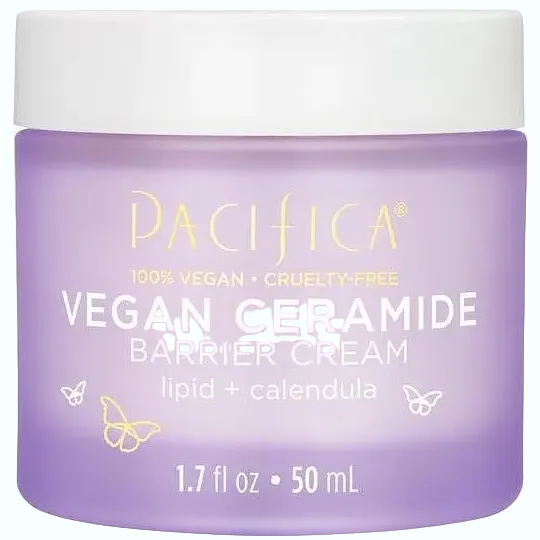Pacifica Vegan Ceramide Barrier Face Cream for sensitive skin hydration and barrier repair