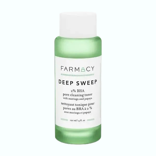 Farmacy Deep Sweep BHA Toner with salicylic acid for pore cleansing and oil control