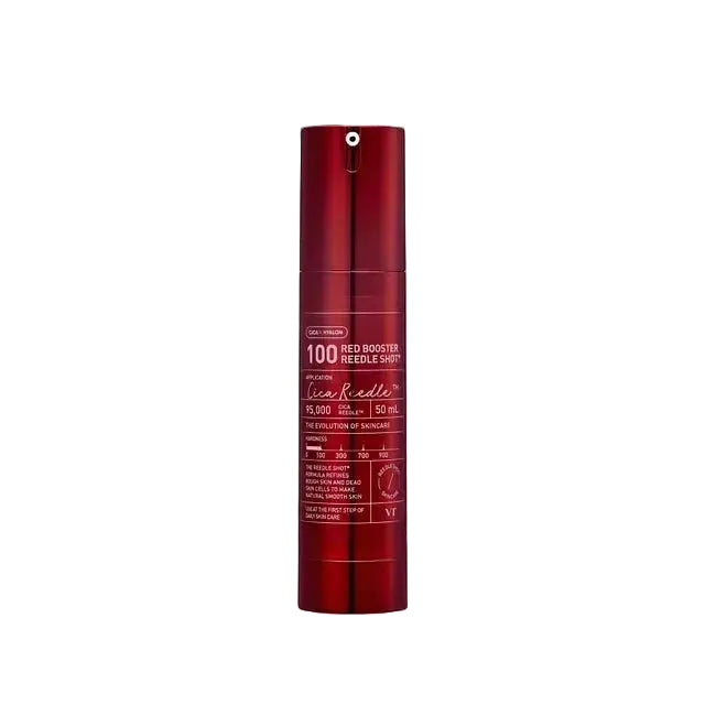 VT Cosmetics Red Booster Reedle Shot 100 serum with dragon's blood for anti-aging and skin firming