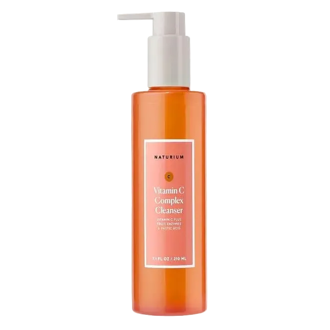Naturium Vitamin C Complex Cleanser gel face wash with two forms of vitamin C for brightening