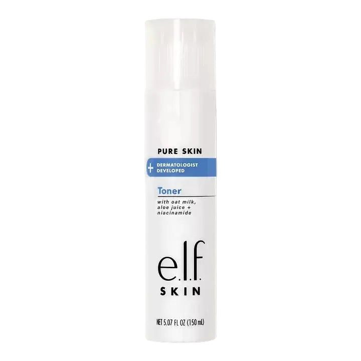 e.l.f. Pure Skin Dermatologist Developed Toner with oat milk and niacinamide for sensitive skin