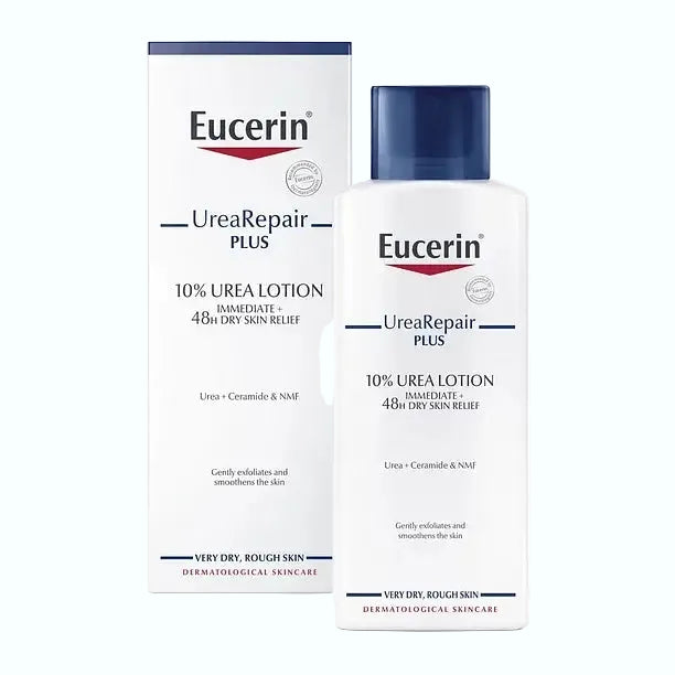 Eucerin UreaRepair PLUS Lotion 10% for dry skin hydration and repair