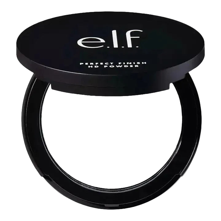 e.l.f. Cosmetics Perfect Finish HD Powder translucent pressed setting powder blurs fine lines and pores