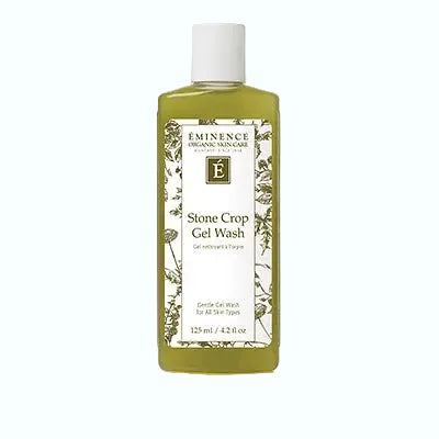 Eminence Organics Stone Crop Gel Wash gentle cleanser for sensitive skin with botanical extracts and aloe