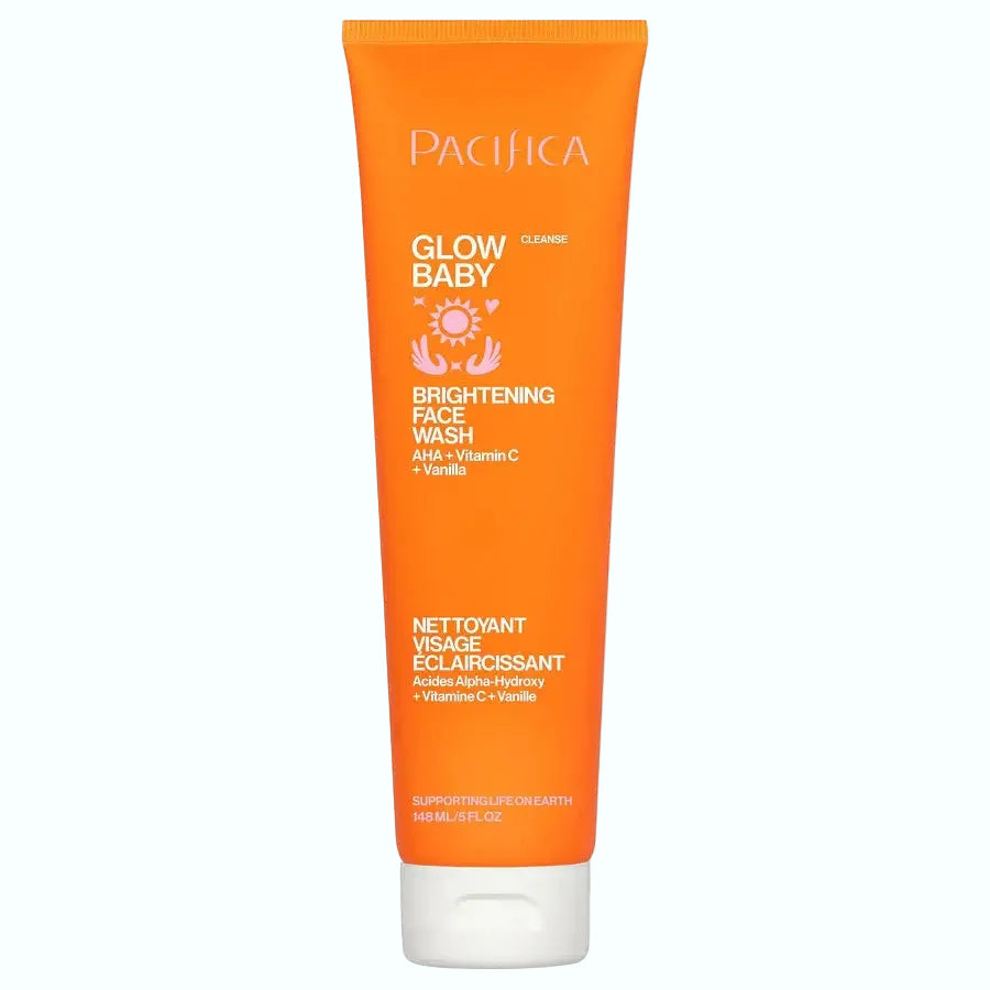Pacifica Glow Baby Bightening Face Wash for radiant, clean skin with vitamin C