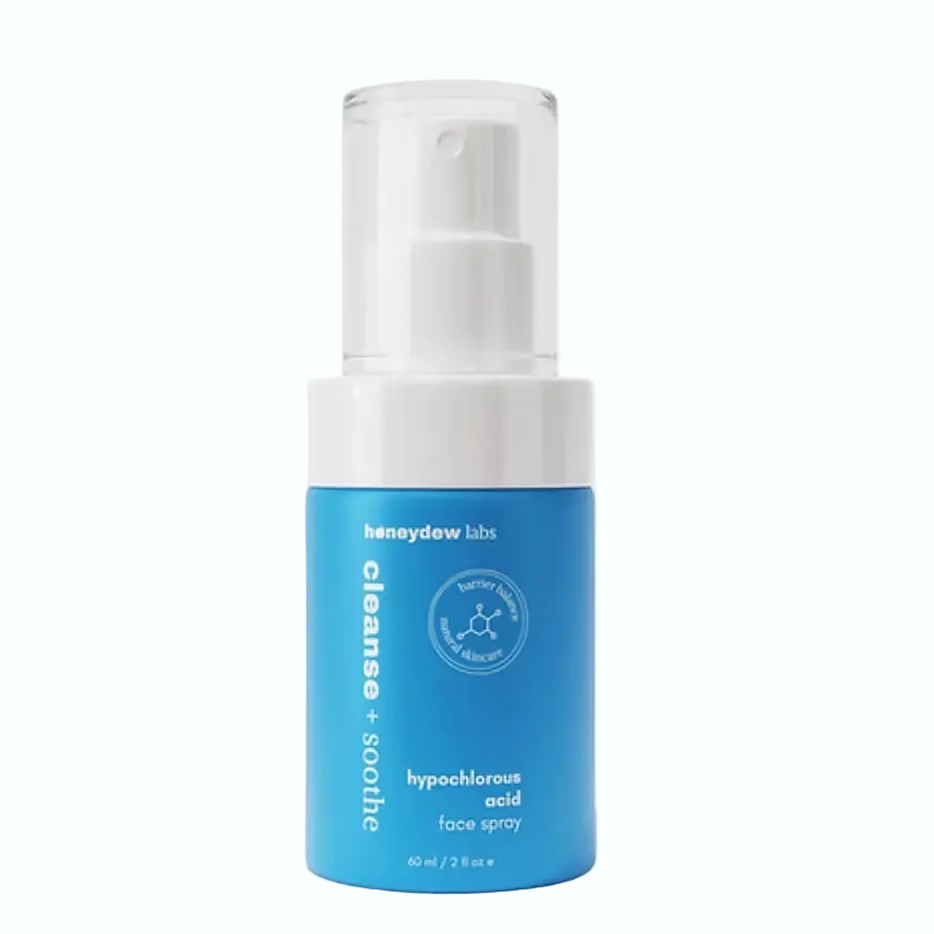 Honeydew Labs The Big Spray hypochlorous acid face toner for acne, redness, and sensitive skin relief