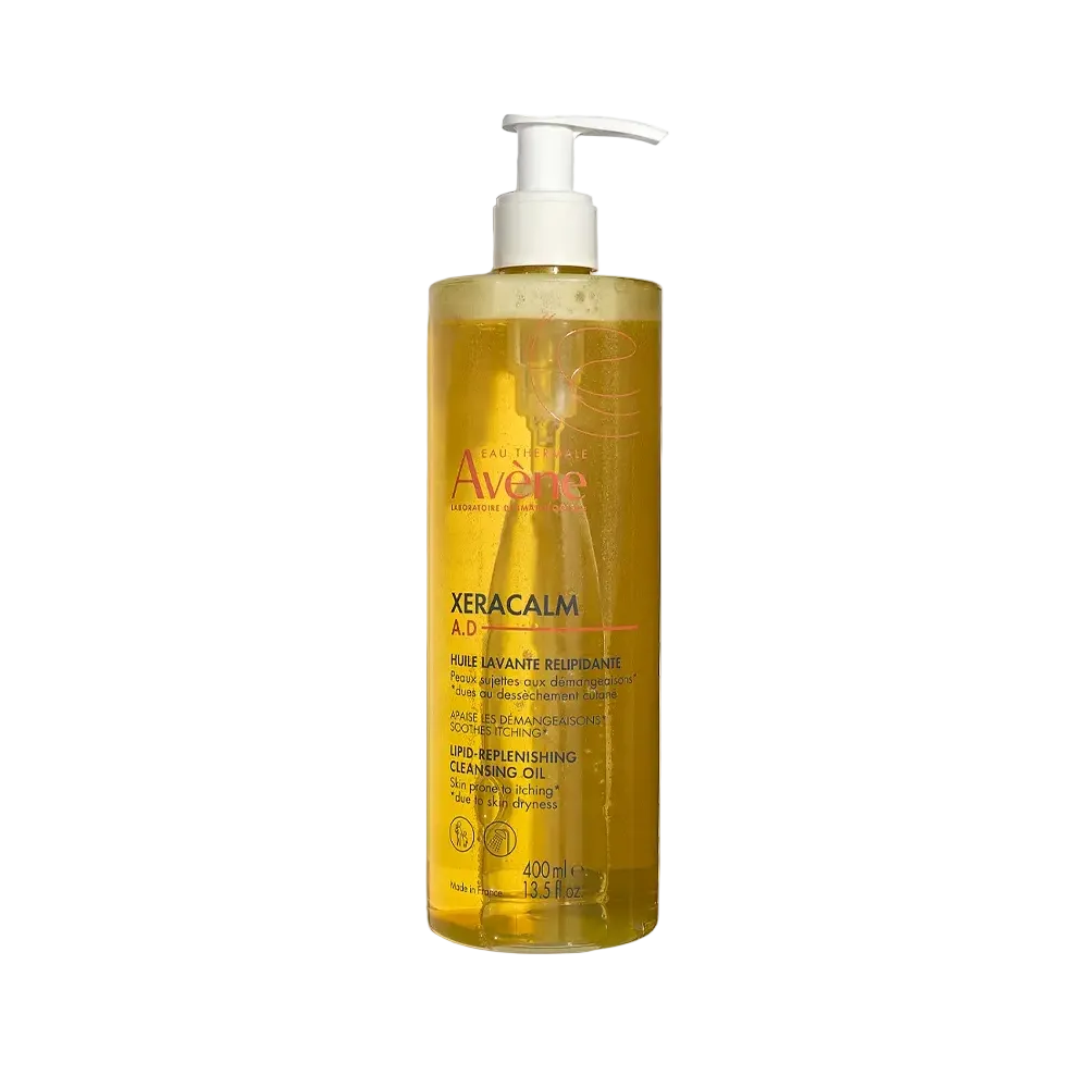 Avène XeraCalm A.D Lipid-Replenishing Cleansing Oil for eczema-prone dry itchy skin