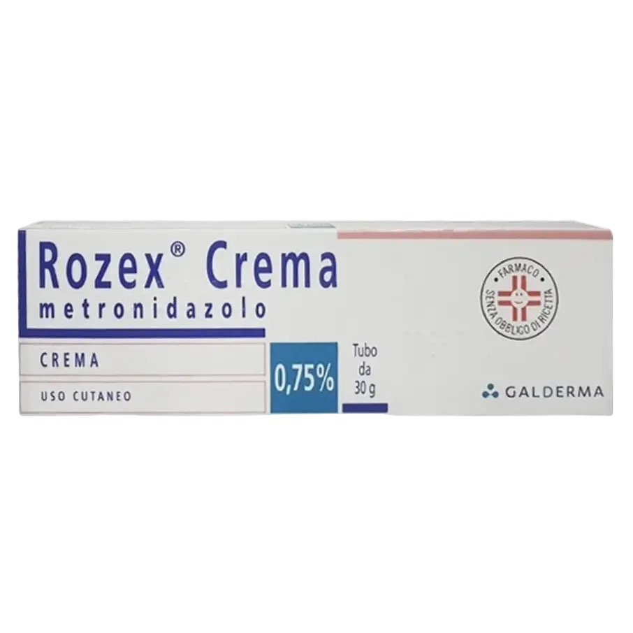 Galderma Rozex Crema Metronidazole 0.75% prescription treatment for rosacea