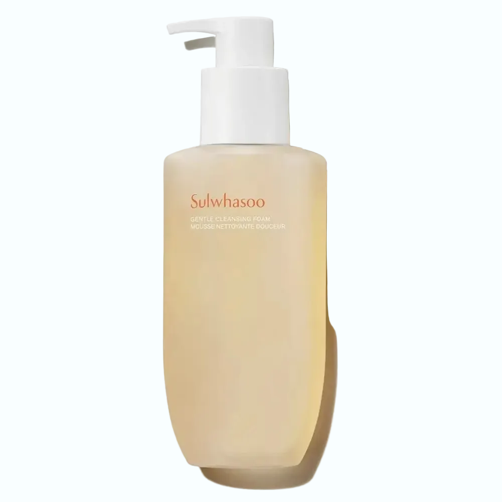 Sulwhasoo Gentle Cleansing Foam for soft, hydrated skin with Korean herbs
