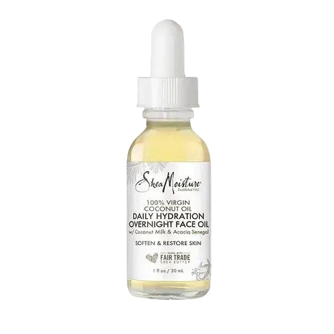 Shea Moisture 100% Virgin Coconut Oil Daily Hydration Overnight Face Oil for all skin types
