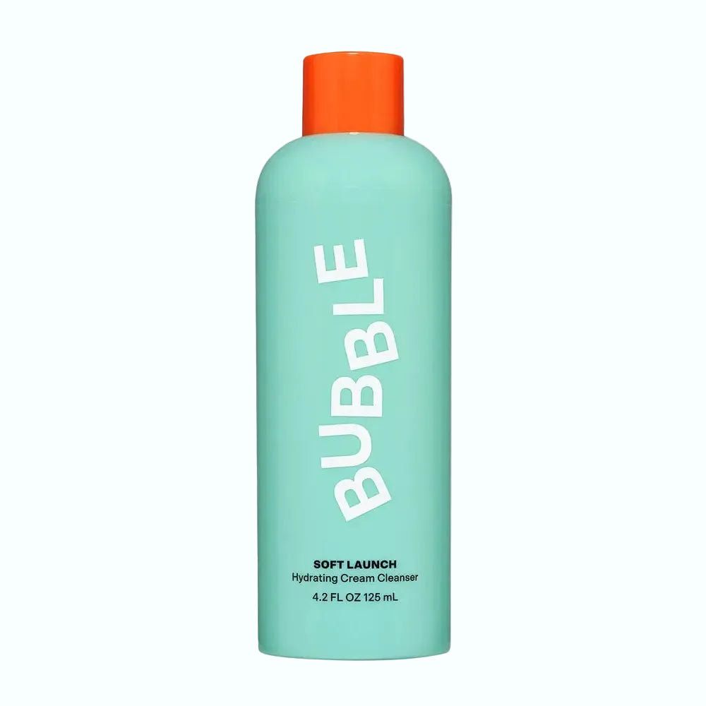 Bubble Soft Launch Hydrating Cream Cleanser for dry and sensitive skin gentle daily cleansing