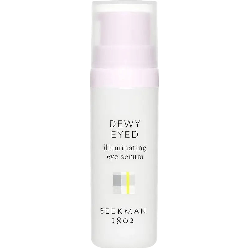Beekman 1802 Dewy Eyed Illuminating & Depuffing Eye Serum with goat milk for dark circles and puffiness