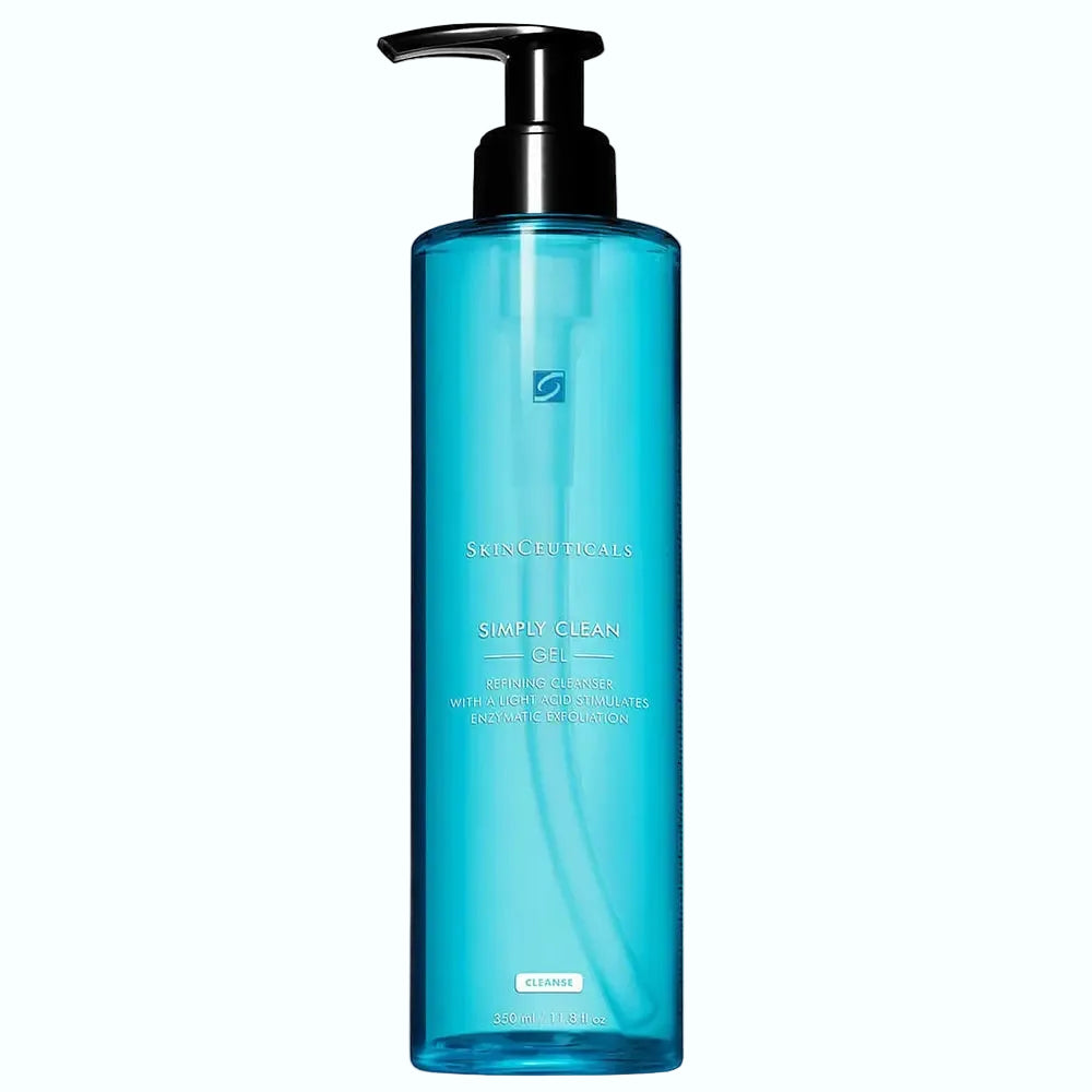 SkinCeuticals Simply Clean Gel refining cleanser for oily and combination skin with gentle exfoliation