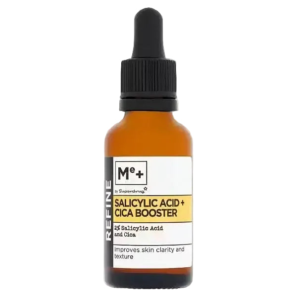 Superdrug Me+ Salicylic Acid with Cica Booster serum for acne-prone skin and blemish control