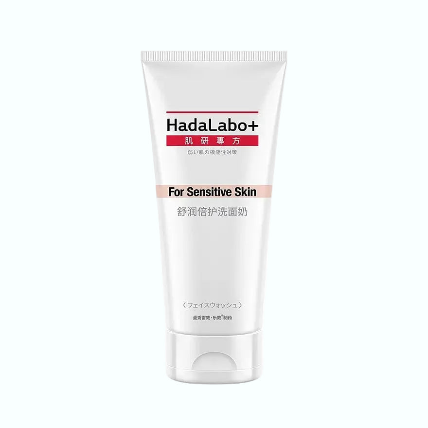 Hada Labo Plus Sensitive Skin Hydra Creamy Wash for gentle cleansing and hydration
