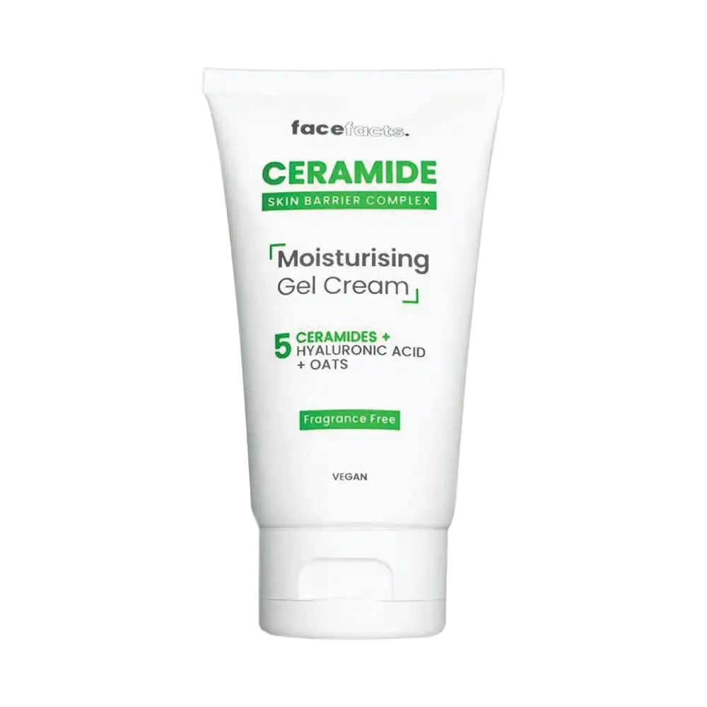 Face Facts Ceramide Moisturising Gel Cream for sensitive skin barrier repair and hydration