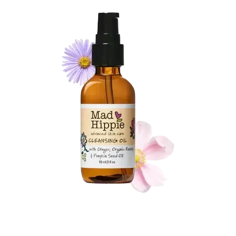 Mad Hippie Cleansing Oil with rosehip, pumpkin seed and squalane for makeup removal and radiant skin