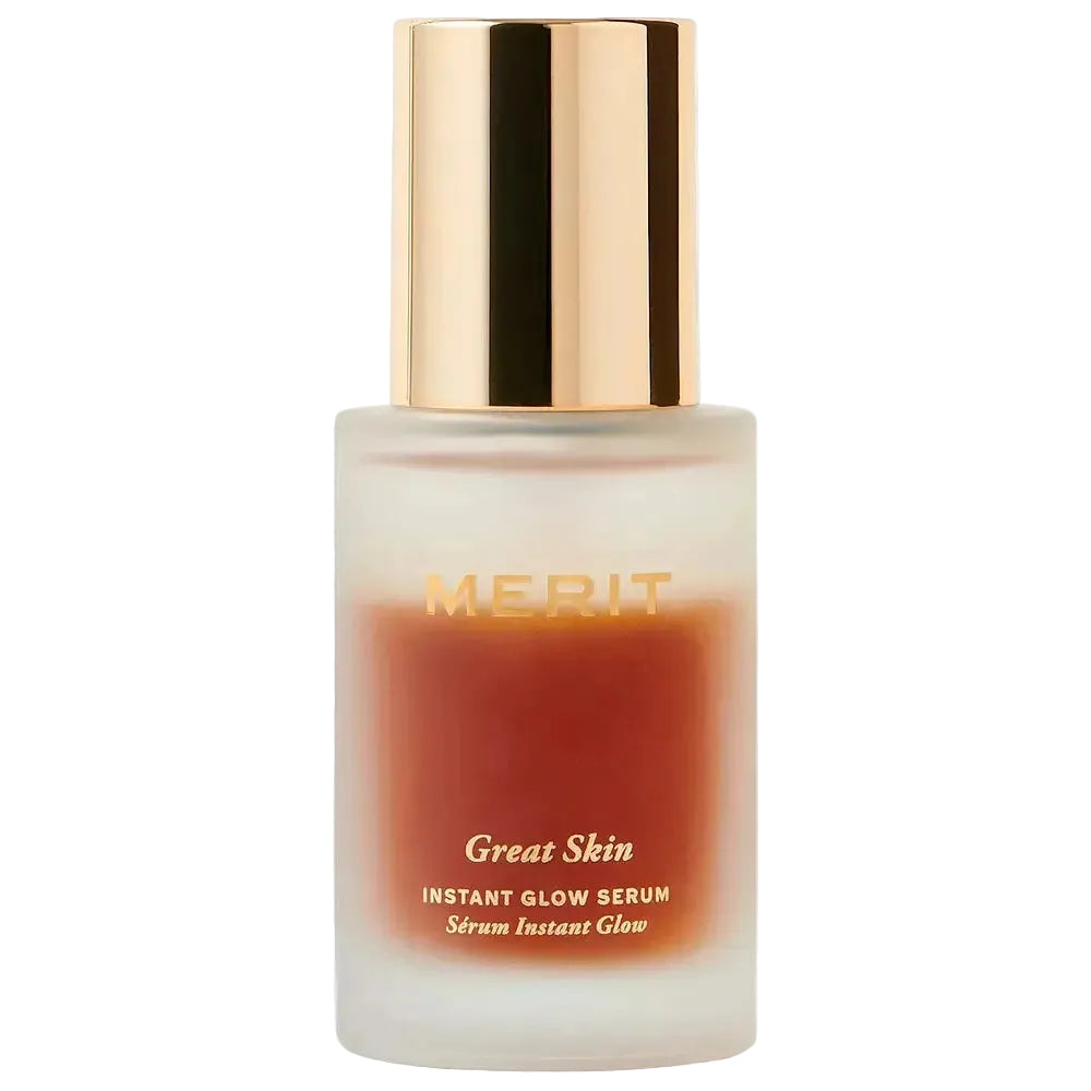 Merit Beauty Great Skin Instant Glow Serum for radiance and hydration with niacinamide