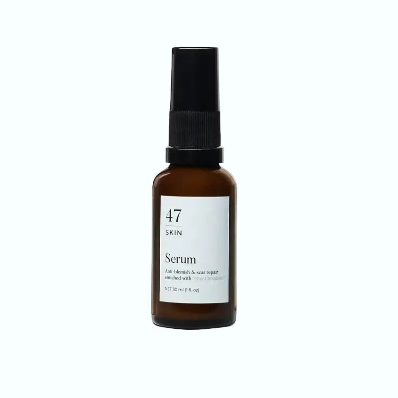 47 Skin Anti-Blemish & Scar Repair Serum with Silver Chitoderm for acne and scar treatment
