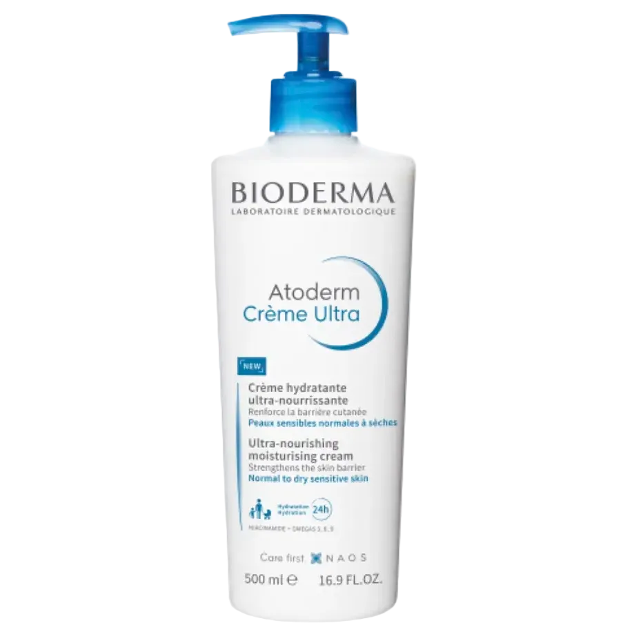 Bioderma Atoderm Ultra Cream for dry skin hydration and barrier strengthening