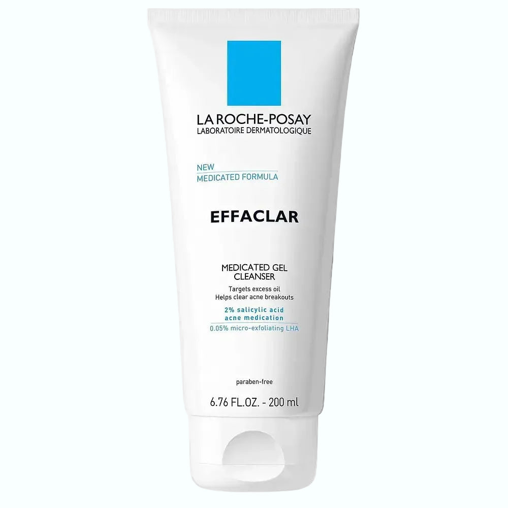 La Roche-Posay Effaclar Medicated Gel Cleanser acne-fighting face wash for oily, acne-prone skin