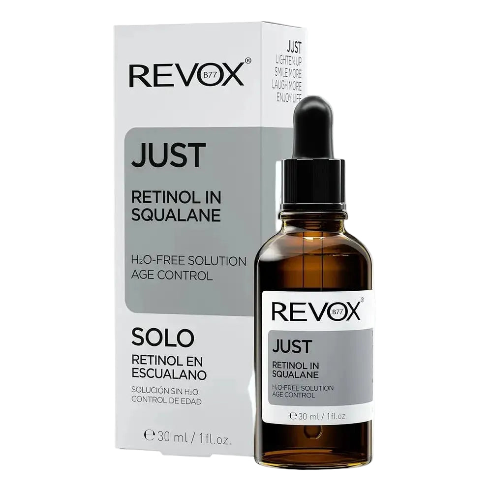 Revox B77 Just Retinol in Squalane anti-aging serum for fine lines, wrinkles and mature skin
