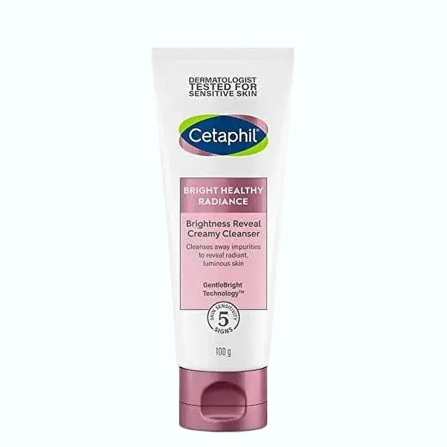 Cetaphil Healthy Radiance Brightness Reveal Creamy Cleanser for brightening dull skin with niacinamide