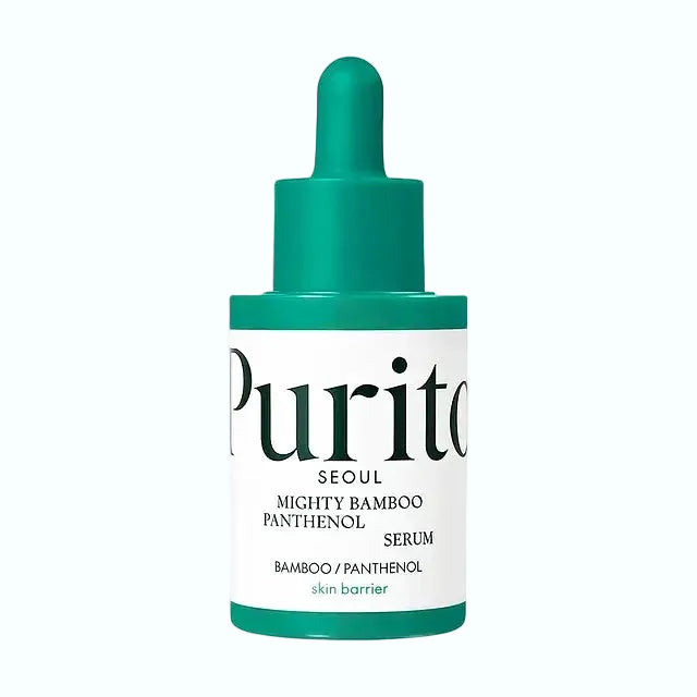 PURITO Mighty Bamboo Panthenol Serum for hydration and barrier repair with bamboo extract