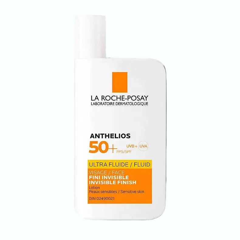 La Roche-Posay Anthelios Ultra Fluid Face Lotion SPF 50+ for broad spectrum UVA/UVB sun protection