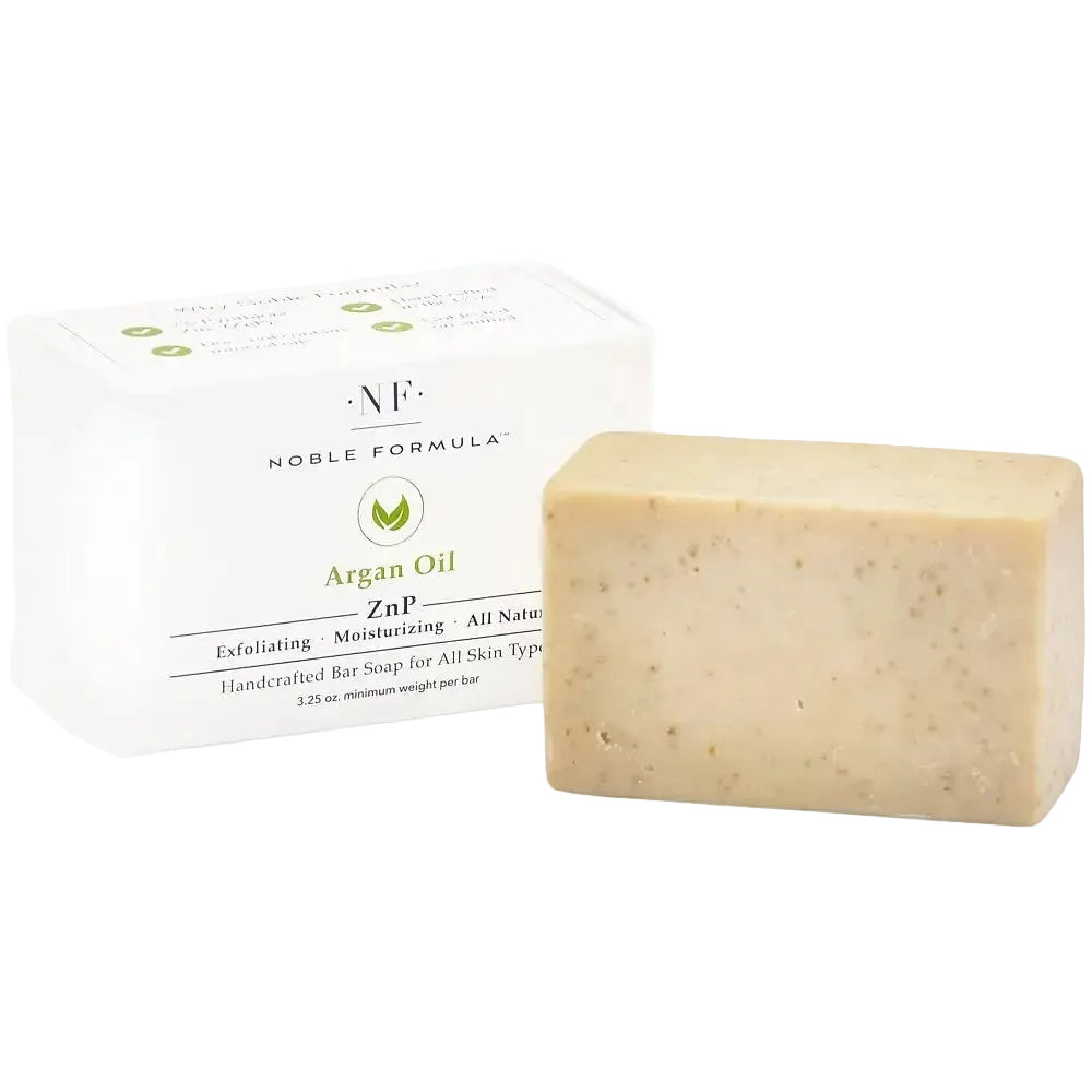 Noble Formula 2% Pyrithione Zinc ZnP Bar Soap for psoriasis, eczema and dandruff-prone skin