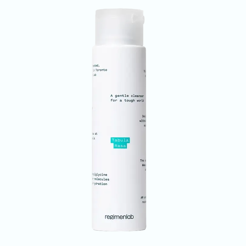 Regimen Lab Tabula Rasa gentle low pH cleanser for sensitive skin and barrier care