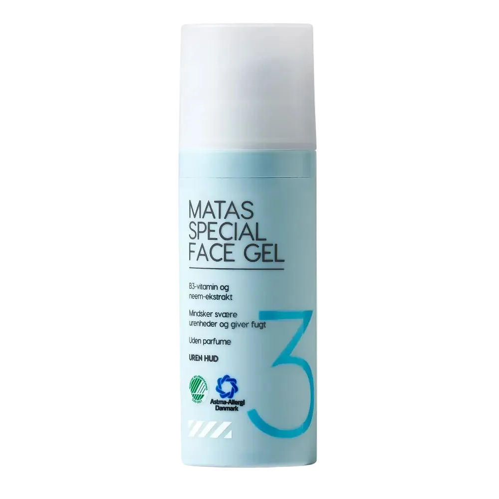 Matas Special Face Gel for oily and acne-prone skin with niacinamide and neem extract