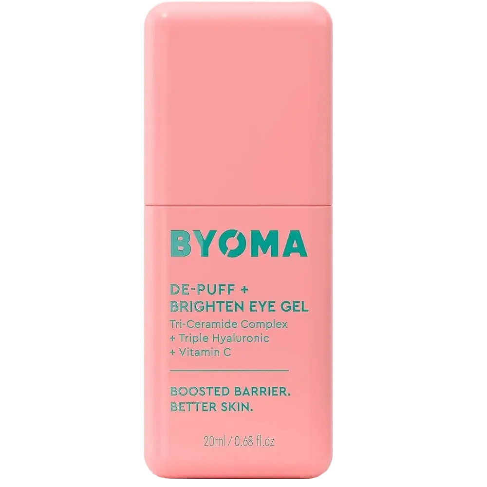 BYOMA De-Puff + Brighten Eye Gel for dark circles, puffiness and barrier repair