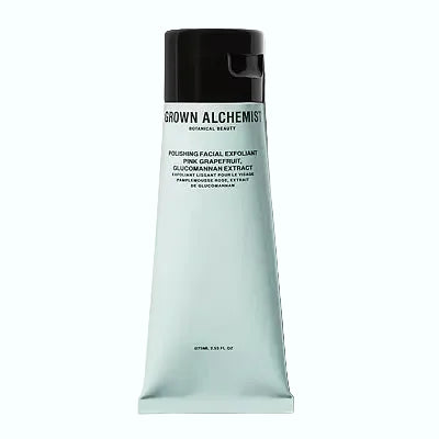 Grown Alchemist Polishing Facial Exfoliant with pink grapefruit for gentle daily exfoliation