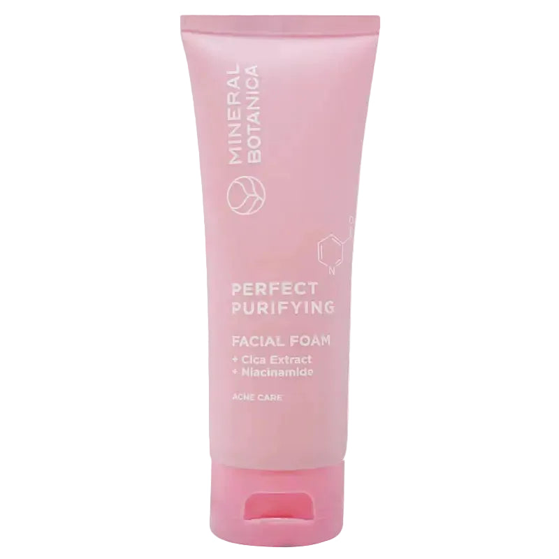 Mineral Botanica Perfect Purifying Facial Foam with BHA and niacinamide for acne-prone oily skin