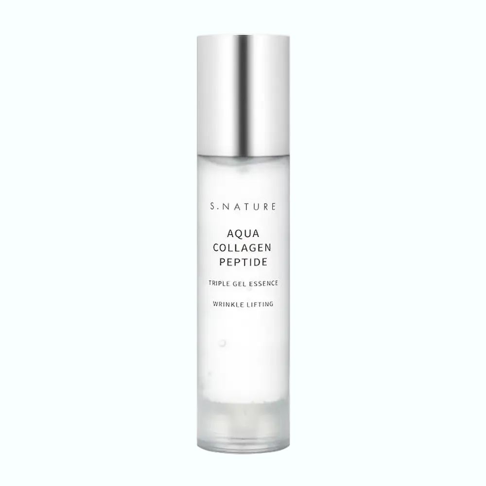 S.NATURE Aqua Collagen Pepide Triple Gel Essence with hyaluronic acid and peptides for hydration and anti-aging