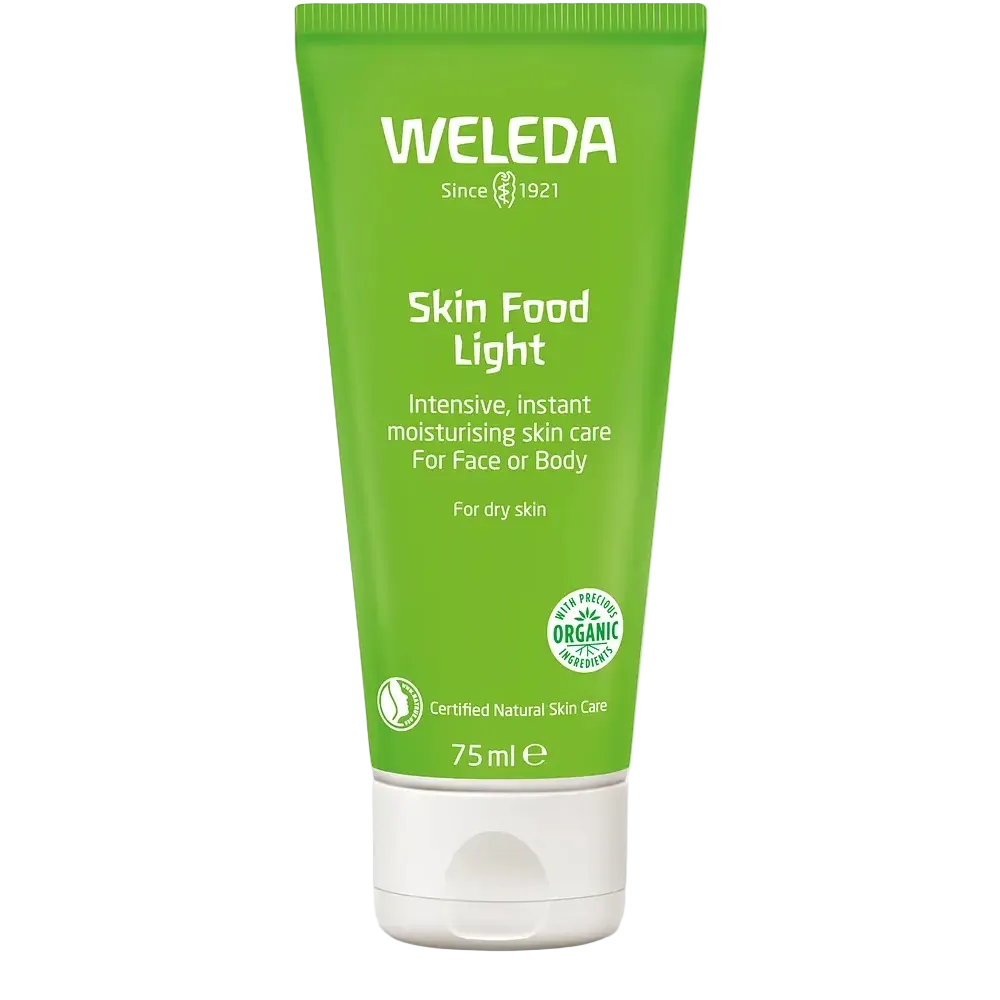 aWeleda Skin Food Light Intensive Cream lightweight nourishing moisturizer for dry skin hydration and soothing