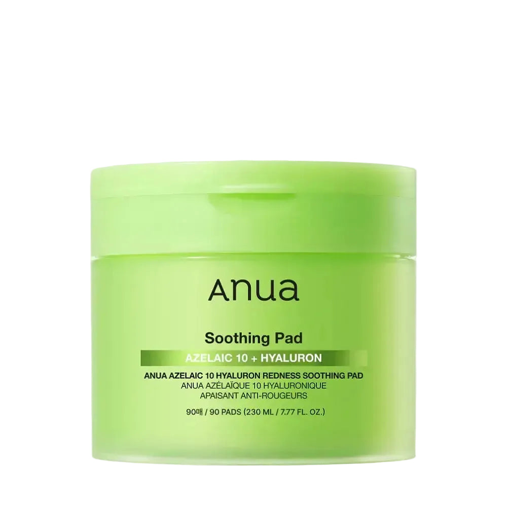 Anua Azelaic 10 Hyaluron Redness Soothing Pad for sensitive skin redness relief and hydration
