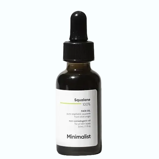Minimalist Squalane 100% Face Oil for lightweight hydration and moisturization