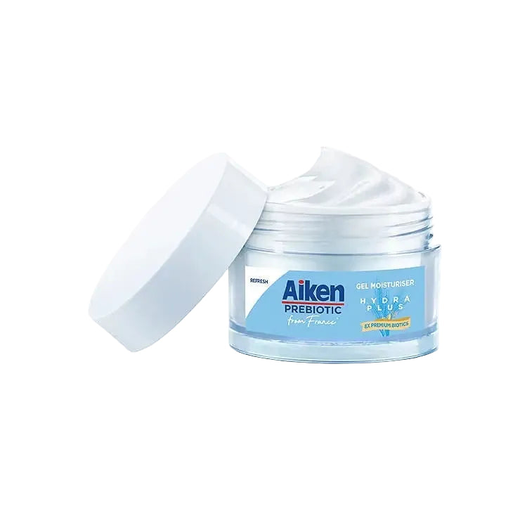Aiken Prebiotic Hydra Plus Gel Moisturiser lightweight hydrating gel for all skin types
