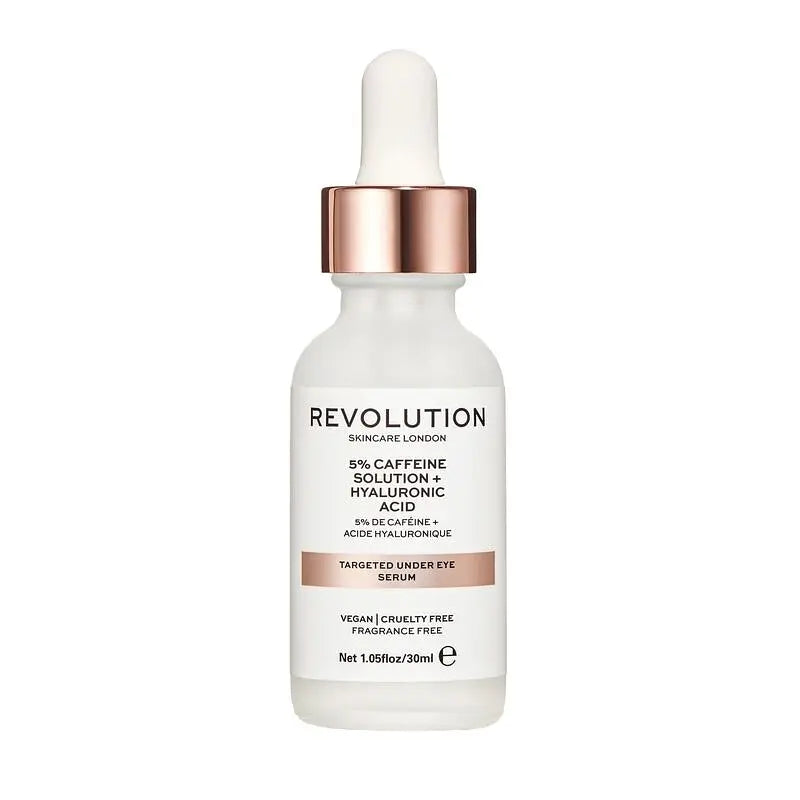 Targeted Under Eye Serum - 5% Caffeine + Hyaluronic Acid Serum