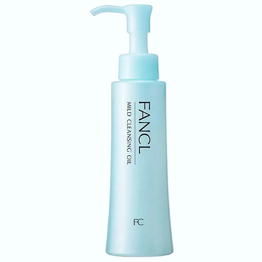 Fancl Mild Cleansing Oil for gentle makeup removal and deep cleansing