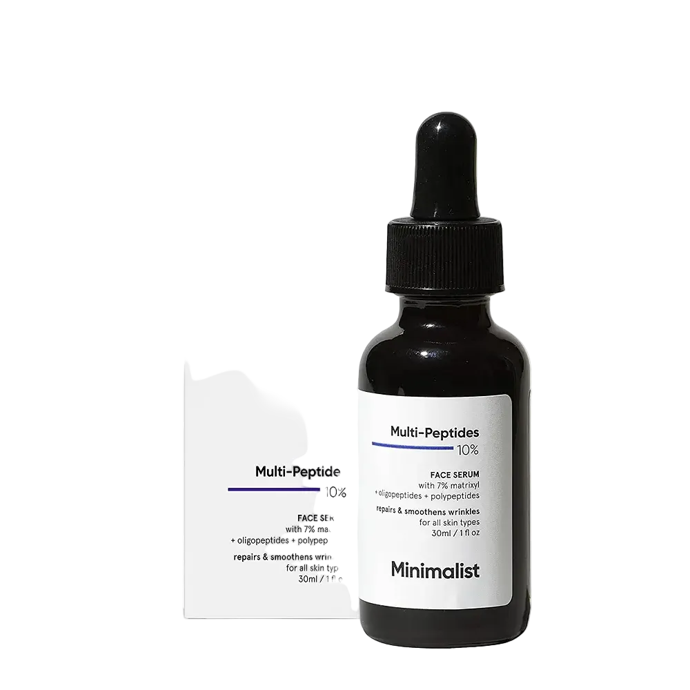 Minimalist Multi-Peptides 10% anti-aging serum with Matrixyl 3000 for firmer younger skin